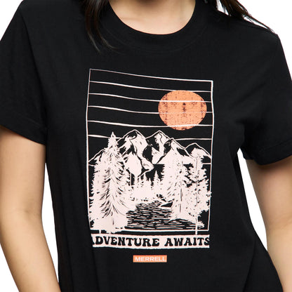 Women's Retro Adventure Graphic Tee - US 8592