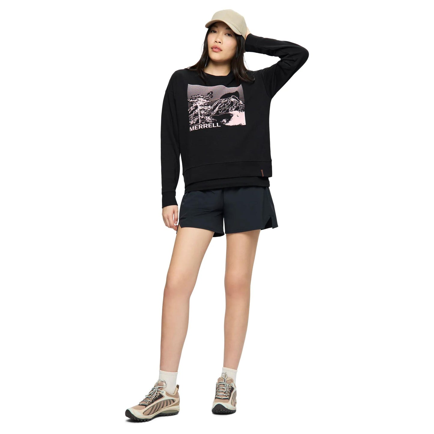 Women's Serenity Graphic Crew - US 6039