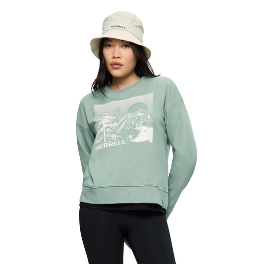 Women's Serenity Graphic Crew - US 3085