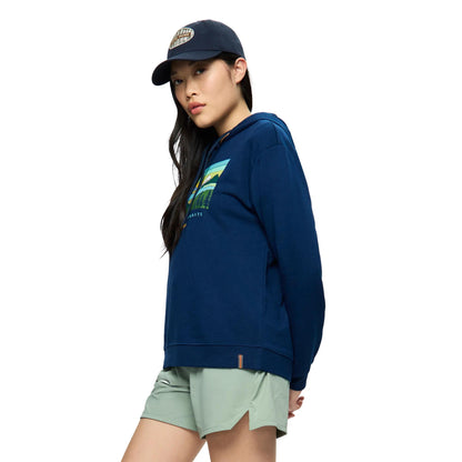 Women's Await Adventure Semi-Cropped Graphic Hoody - US 3331