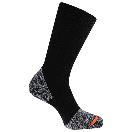 Cotton Safety Toe Boot Crew Sock - US 6122