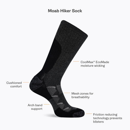 Moab Hiker Low Cut Sock - US 1144